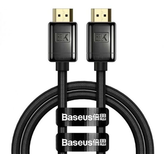  Зображення Кабель мультимедійний HDMI to HDMI 3.0m V2.1 Baseus (WKGQ000201) 