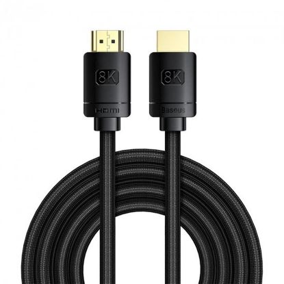  Зображення Кабель HDMI M - M, 3m, V2.1 8K,  High Definition Series CAKGQ-L01 Baseus Чорний 