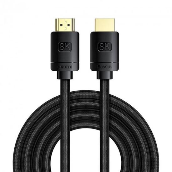  Зображення Кабель HDMI M - M, 3m, V2.1 8K,  High Definition Series CAKGQ-L01 Baseus Чорний 
