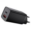  Зображення Зарядний пристрій 2xUSB 65W GaN (USB-C+USB-A) Чорний Baseus 