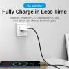  Зображення Кабель Vention USB Type-C - USB Type-C TPE Round PD 60W, 3A, 1.5m, Black (COSBG) 