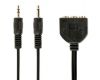  Зображення Кабель мультимедійний подовжувач Jack 3.5mm папа/ 3х3.5mm мама Cablexpert (CC-MIC-1) 