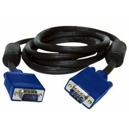  Зображення Кабель монитора 3м VGA Atcom (7790) HD15M/HD15M (3+5) с 2-мя ферритами 