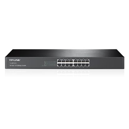  Зображення Комутатор TP-LINK TL-SF1016 16xFE некерований 19" 1U 