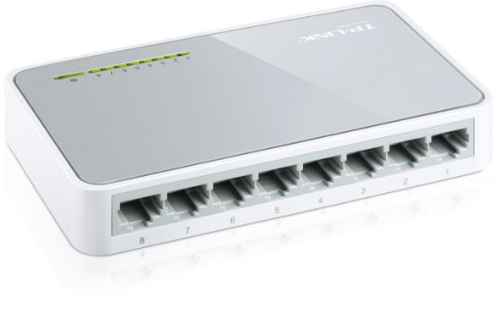  Зображення Комутатор TP-LINK TL-SF1008D 8xFE некерований 