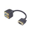  Зображення Перехідник Cablexpert CC-VGAX2-20CM пасивний розгалужувач VGA сигналу CC-VGAX2-20CM, на 2 VGA) 
