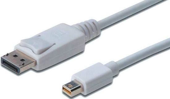  Зображення Кабель ASSMANN MiniDisplayPort to DisplayPort (AM/AM) 1.0м, білий 