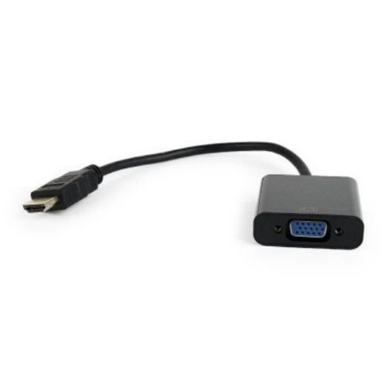  Зображення Адаптер HDMI to VGA Cablexpert (A-HDMI-VGA-04) 
