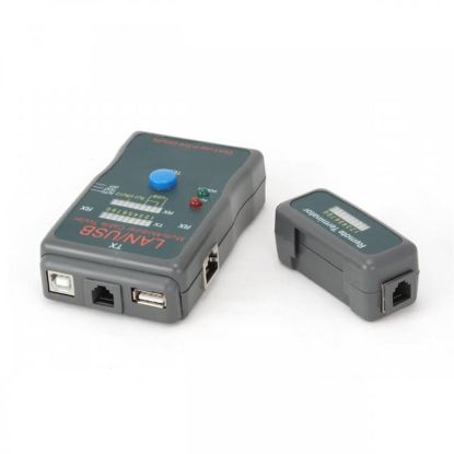  Зображення Тестер для локальной сети Cablexpert UTP, STP и USB кабелей NCT-2 