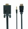  Зображення Адаптер Cablexpert A-HDMI-VGA-03-5M перетворювач з HDMI в VGA і стерео-аудіо ) 