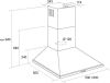  Зображення Витяжка кухонна Pyramida KH 60 (1000) WH 