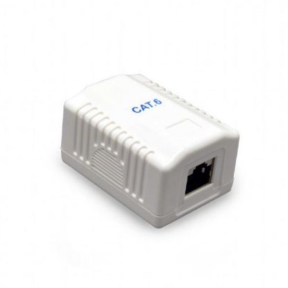  Зображення Розетка Cablexpert NCAC-1F6-01 RJ-45 ,6Е cat 