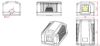  Зображення Розетка Cablexpert NCAC-1F6-01 RJ-45 ,6Е cat 