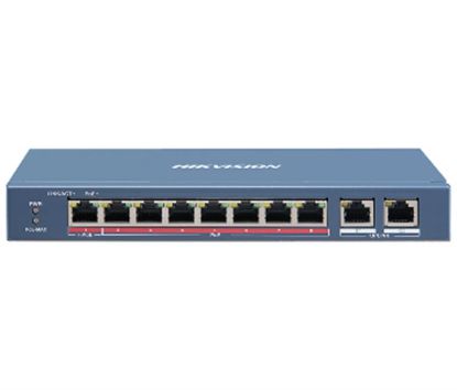  Зображення Комутатор мережевий Hikvision DS-3E0310HP-E 