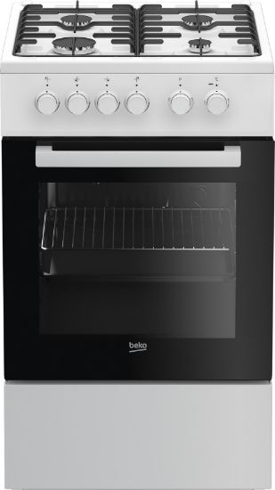  Зображення Плита Beko комбінована, 60л, 50x60см, конвекція, білий 